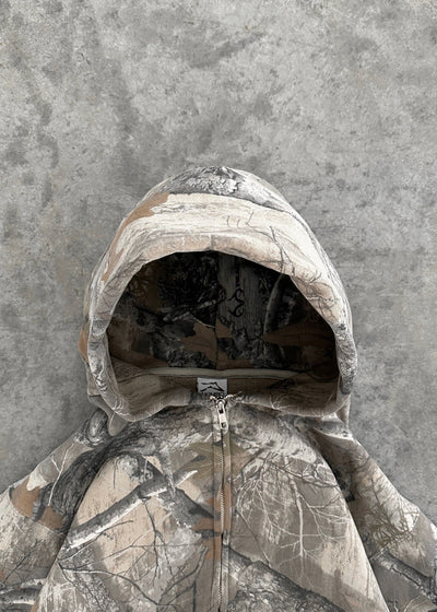 Garment Alchemist® Camo Zip-up Hoodie