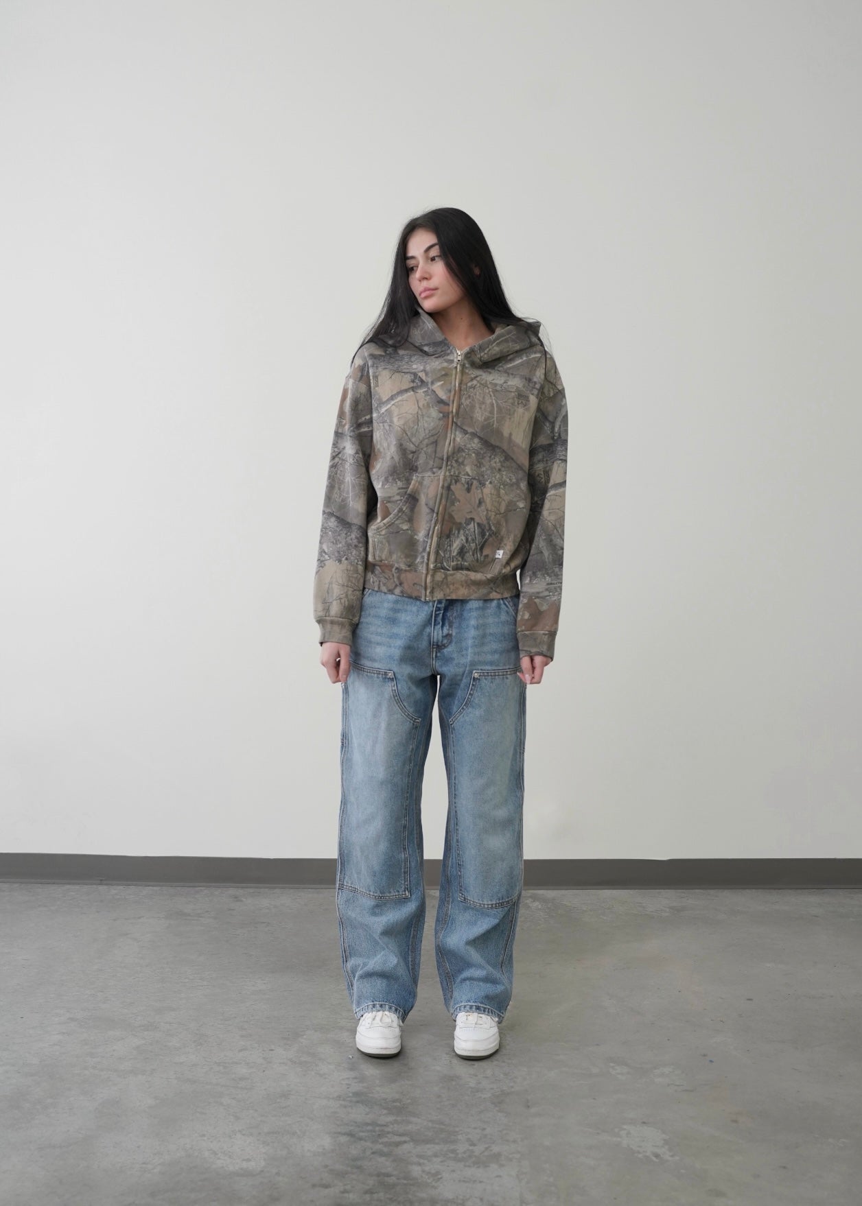 Garment Alchemist® Camo Zip-up Hoodie